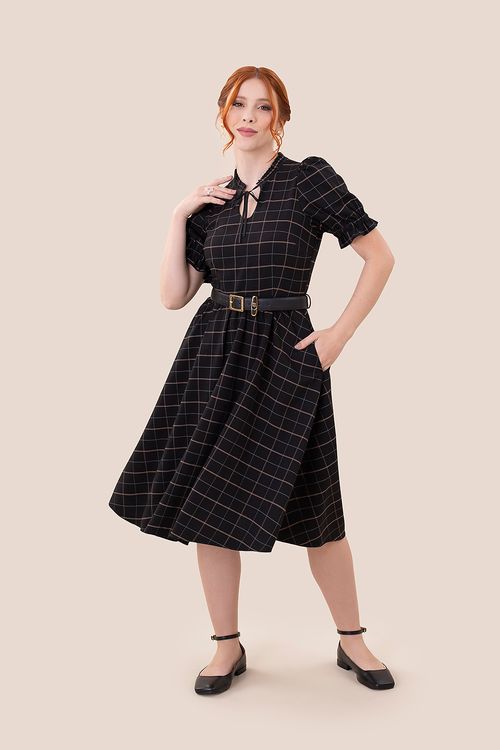 VESTIDO CHANEL XADREZ MERIDA - BLACK - BROWN 1.jpg